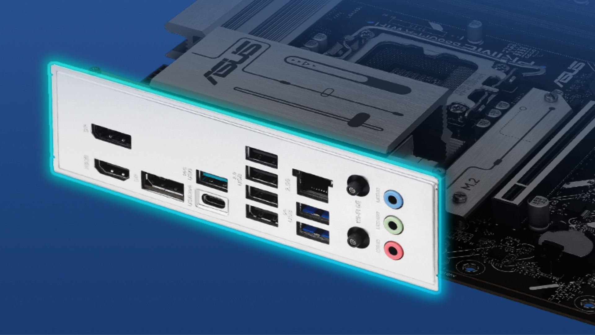 Mainboard&nbsp;ASUS B860M-A WIFI DDR5 - Nắp I/O Shield lắp sẵn