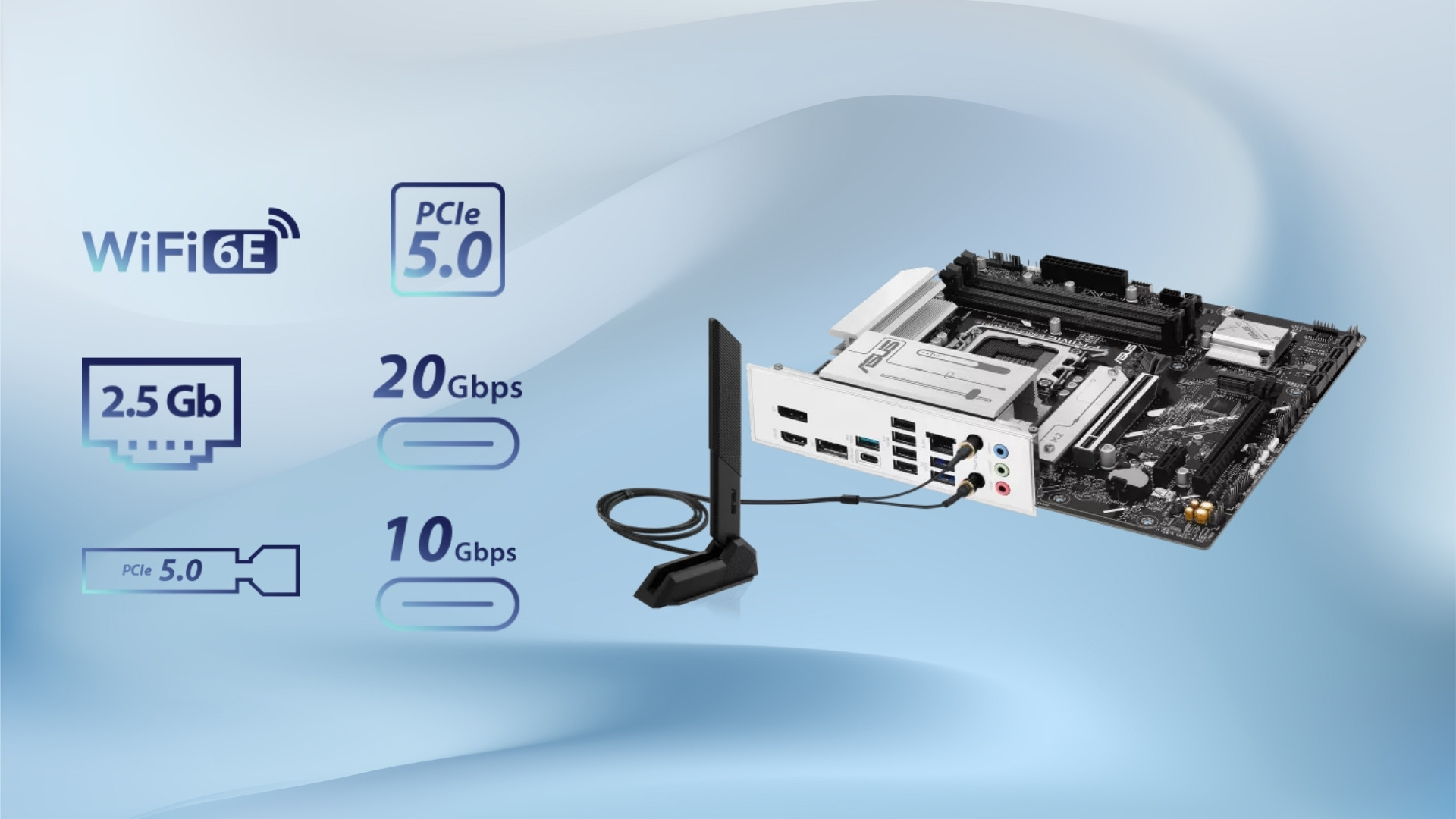 Mainboard&nbsp;ASUS B860M-A WIFI DDR5 - Kết nối toàn diện