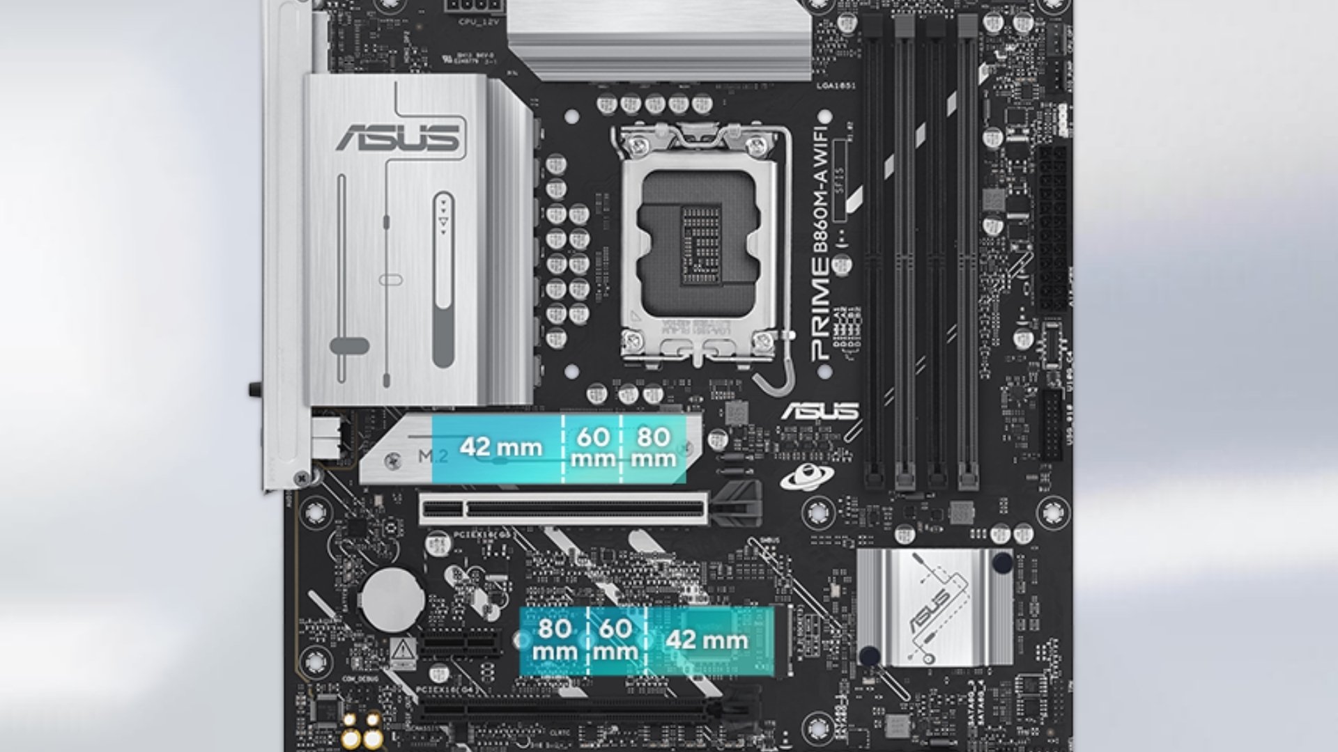Mainboard&nbsp;ASUS B860M-A WIFI DDR5 - Tốc độ lưu trữ cực nhanh với khe M.2 PCIe 5.0