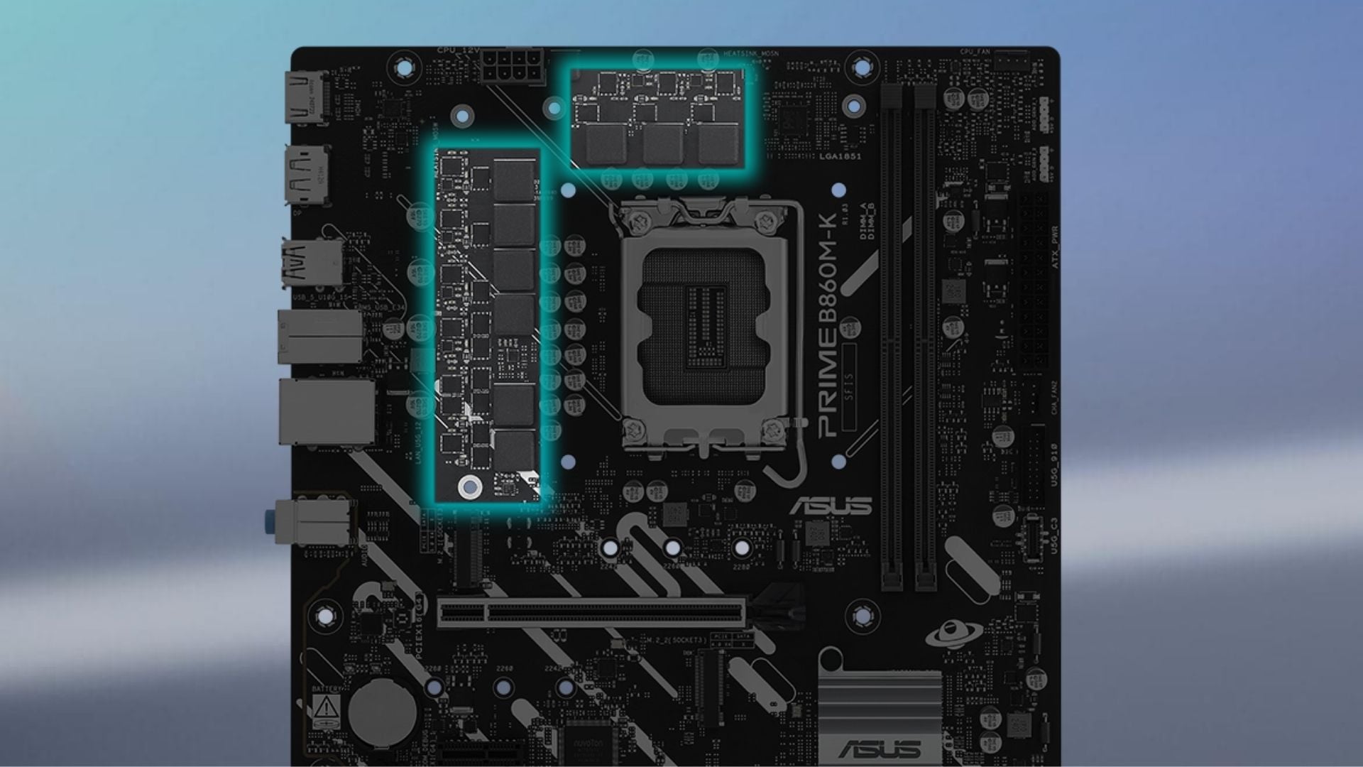 Mainboard ASUS B860M-K CSM DDR5 – nguồn điện mạnh mẽ