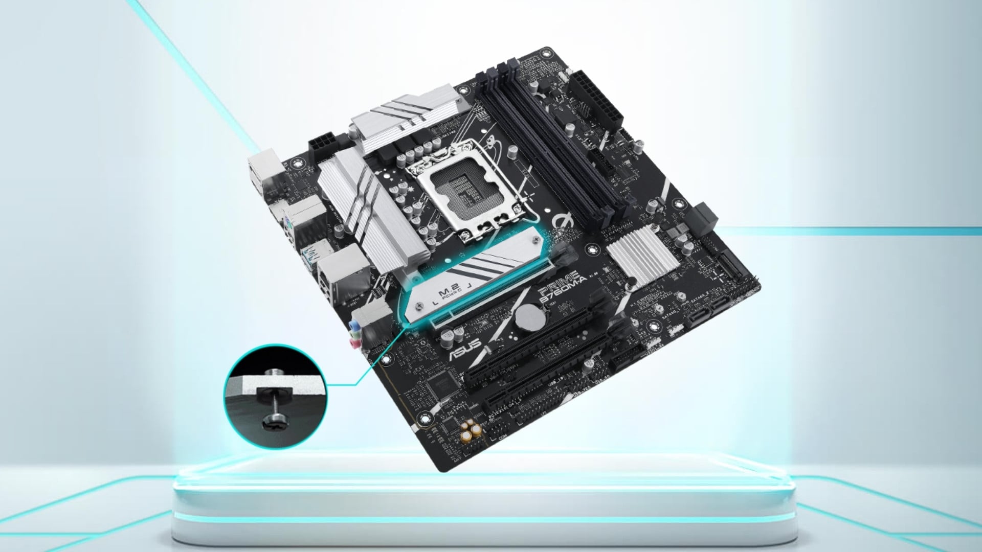 Mainboard ASUS PRIME B760M-A DDR5 – Giữ linh kiện mát mẻ, hiệu năng bền bỉ