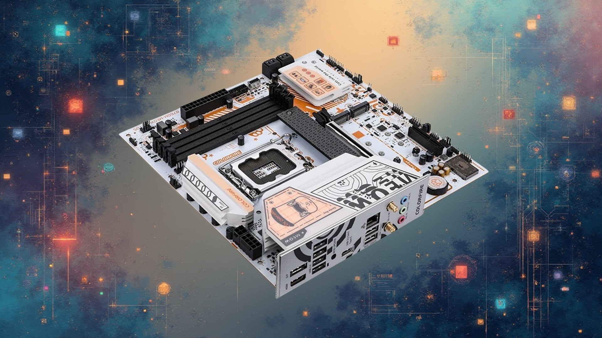 Mainboard Colorfire B760M-MEOW DDR5 ORANGE – Độ bền vượt trội