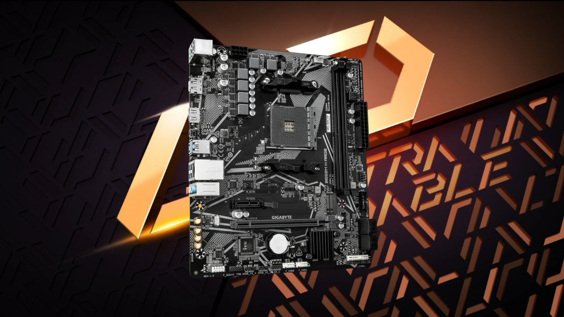 Mainboard Gigabyte B550M H ARGB – Hỗ trợ PCIe 4.0