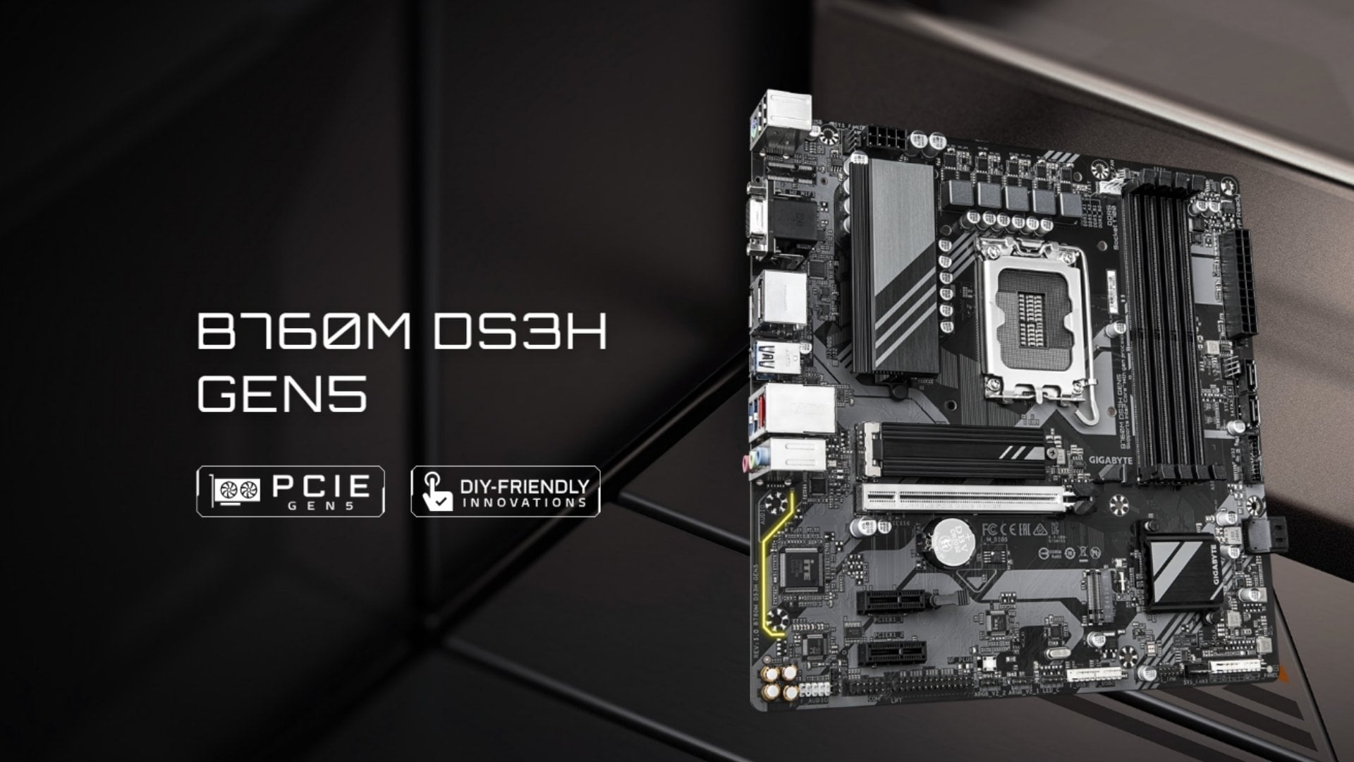 Mainboard Gigabyte B760M-DS3H Gen5 DDR5 – Nền tảng ổn định cho cấu hình Intel thế hệ mới