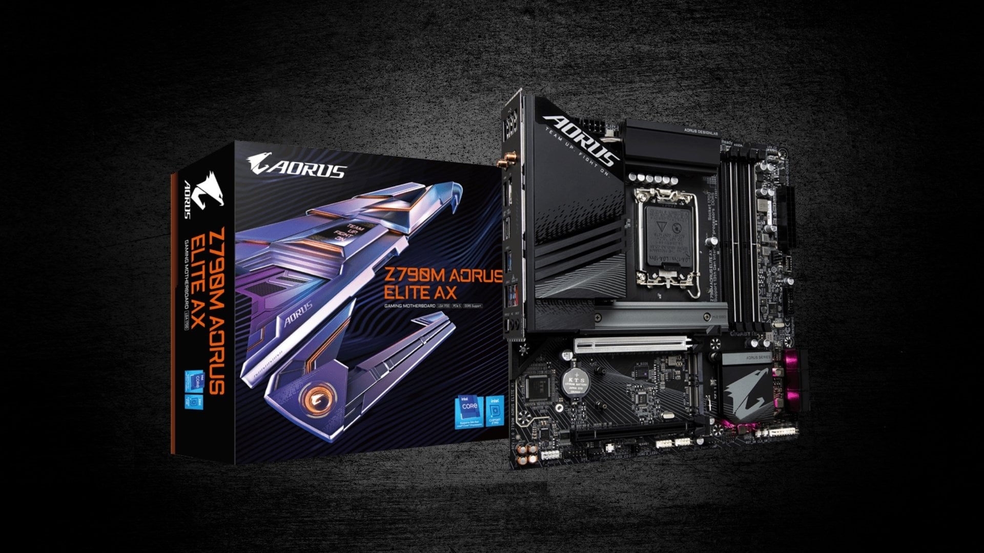 Mainboard GIGABYTE Z790M AORUS ELITE AX (rev. 1.0) – Thiết kế tản nhiệt và thẩm mỹ đậm chất AORUS