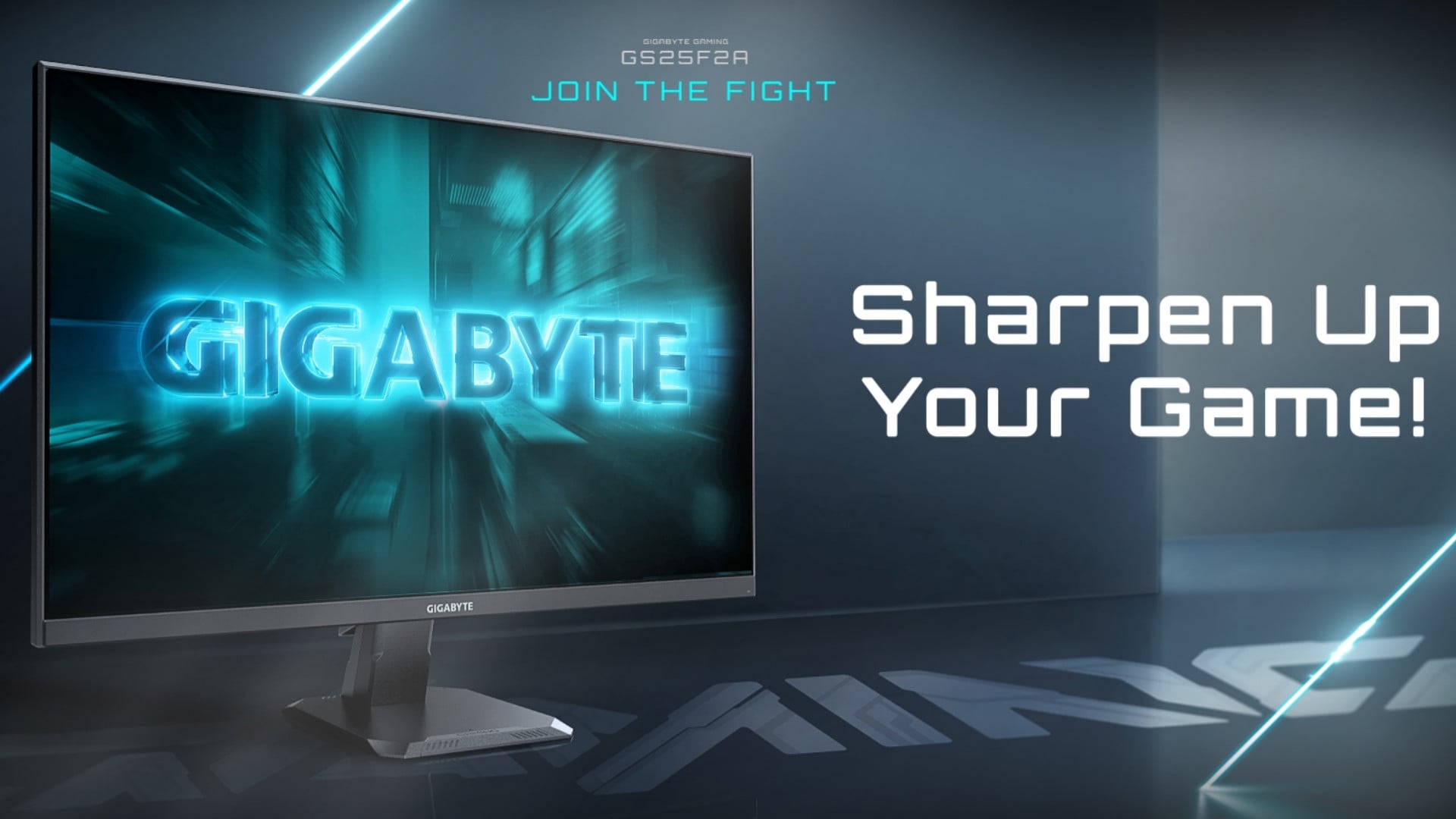 Màn Hình Gaming FPS Gigabyte GS25F2A – Thiết kế công thái học tiện lợi