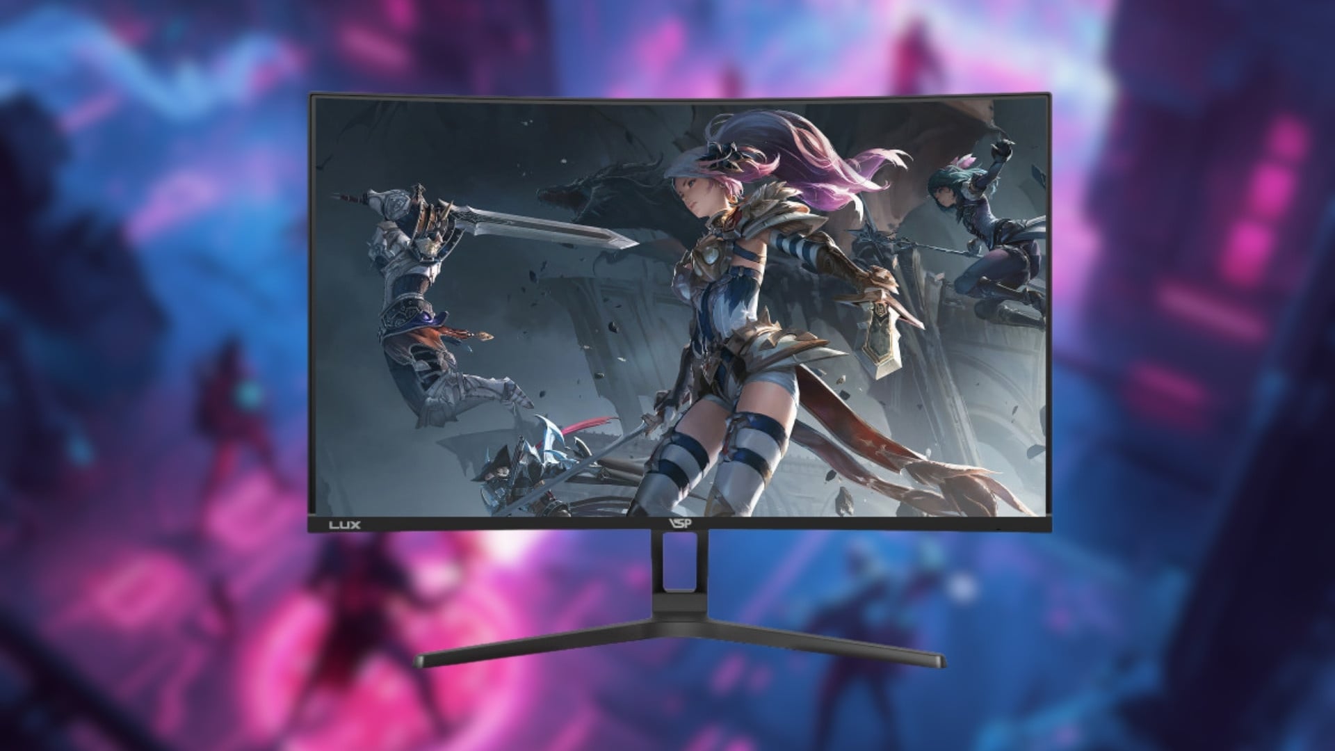 Màn hình cong Gaming VSP VX272C nâng tầm trải nghiệm chơi game với không gian hiển thị đắm chìm và tốc độ phản hồi ấn tượng
