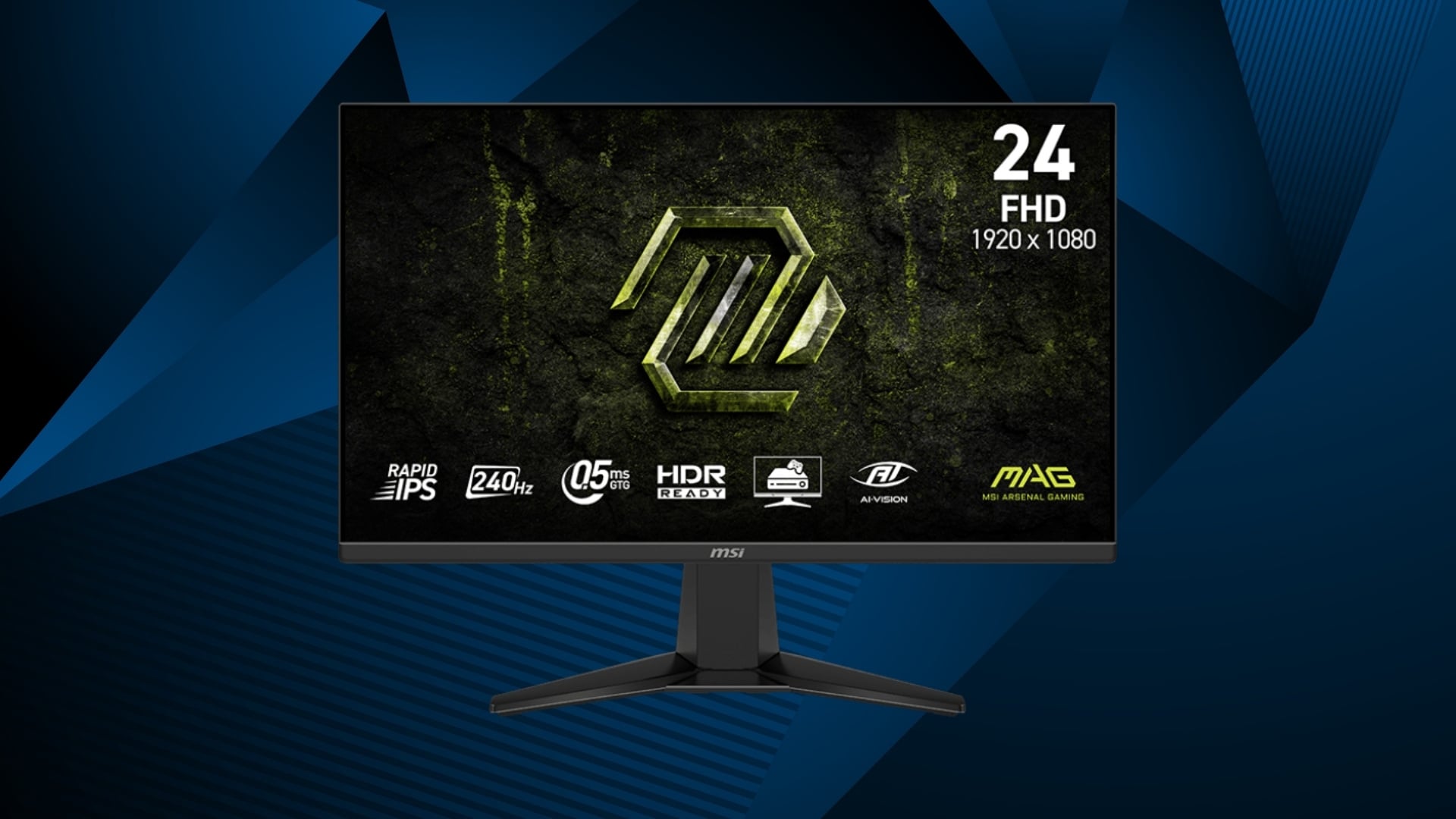 Màn hình MSI MAG 245F X24 | 24 inch, FHD, IPS, 240Hz, 0.5ms, HDMI, DP – Trải nghiệm game mượt mà đỉnh cao