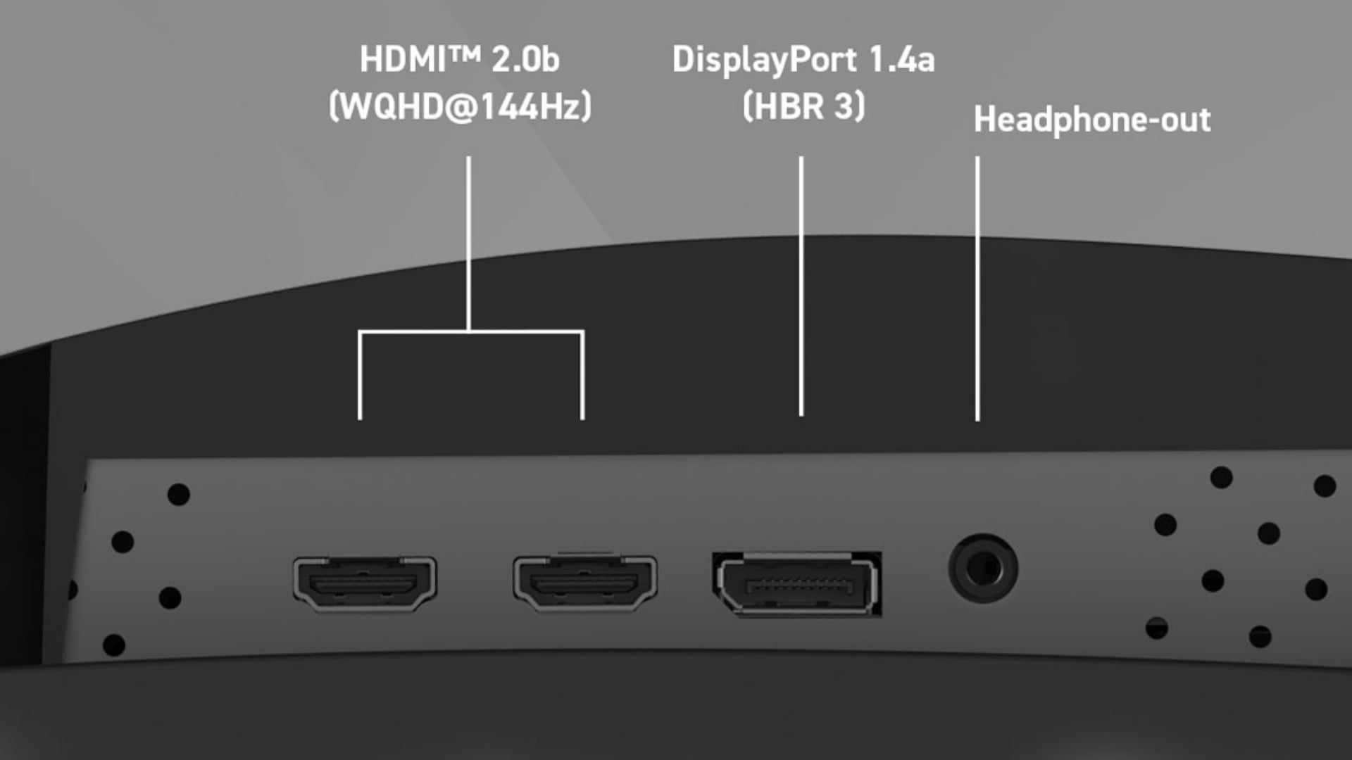 Màn hình cong gaming MSI MAG 275CQF E18 – Kết nối đa dạng