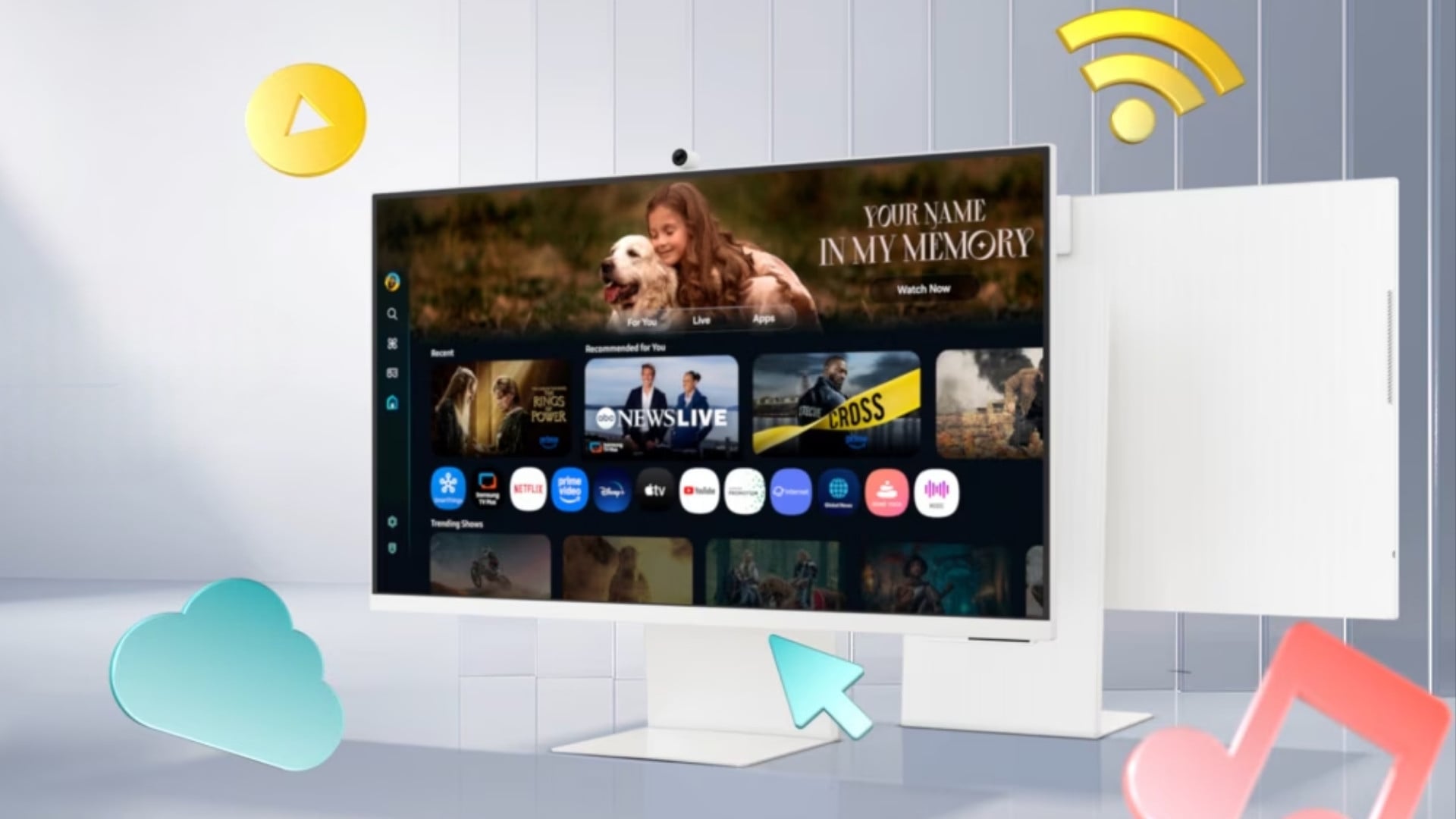 Màn hình thông minh Samsung M8 LS32FM803UEXXV - Smart TV Apps