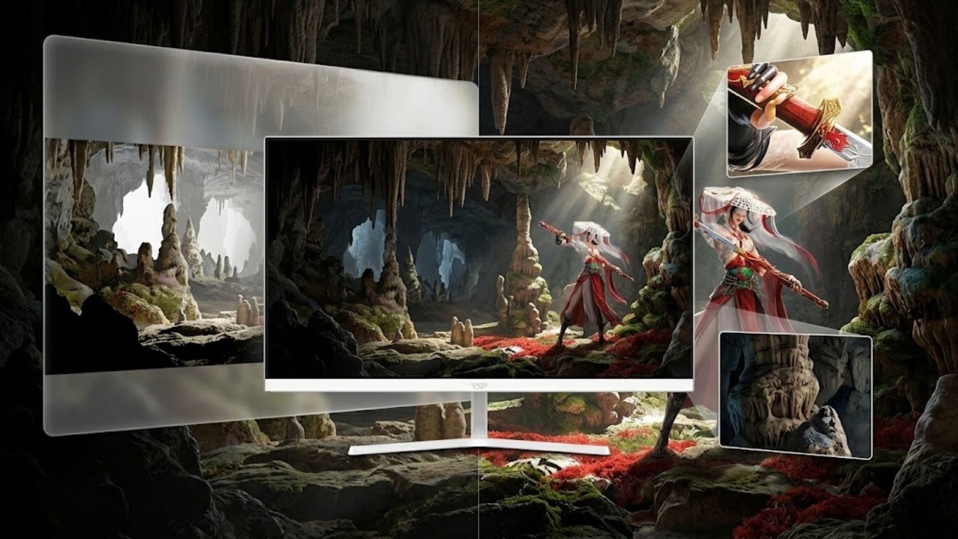 Màn Hình VSP IP2706SG Trắng - Tối ưu hiển thị trong nhiều tình huống khác nhau