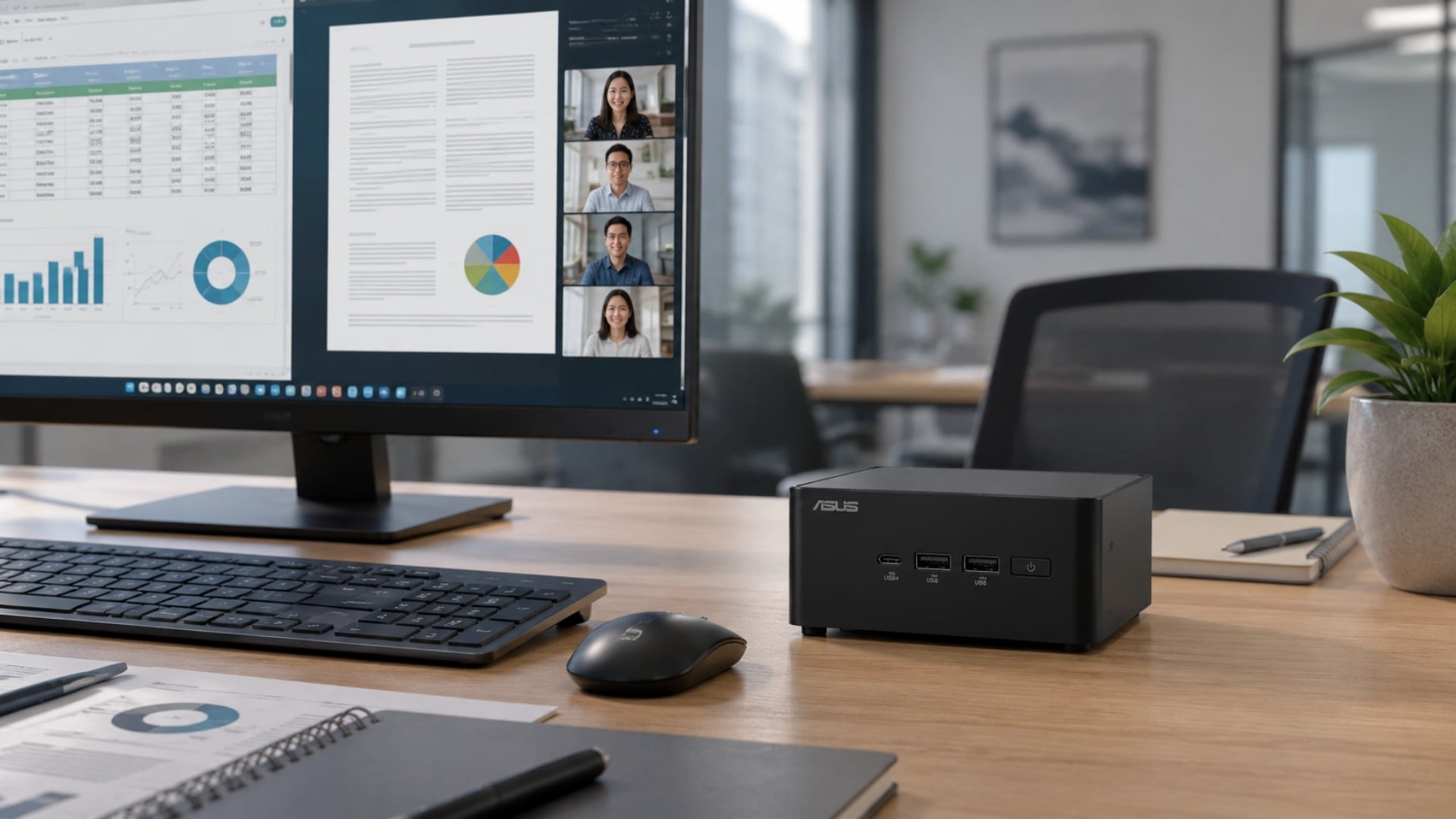 Mini PC ASUS NUC 14 Pro Tall NUC14RVH - Máy tính nhỏ gọn cho văn phòng và doanh nghiệp