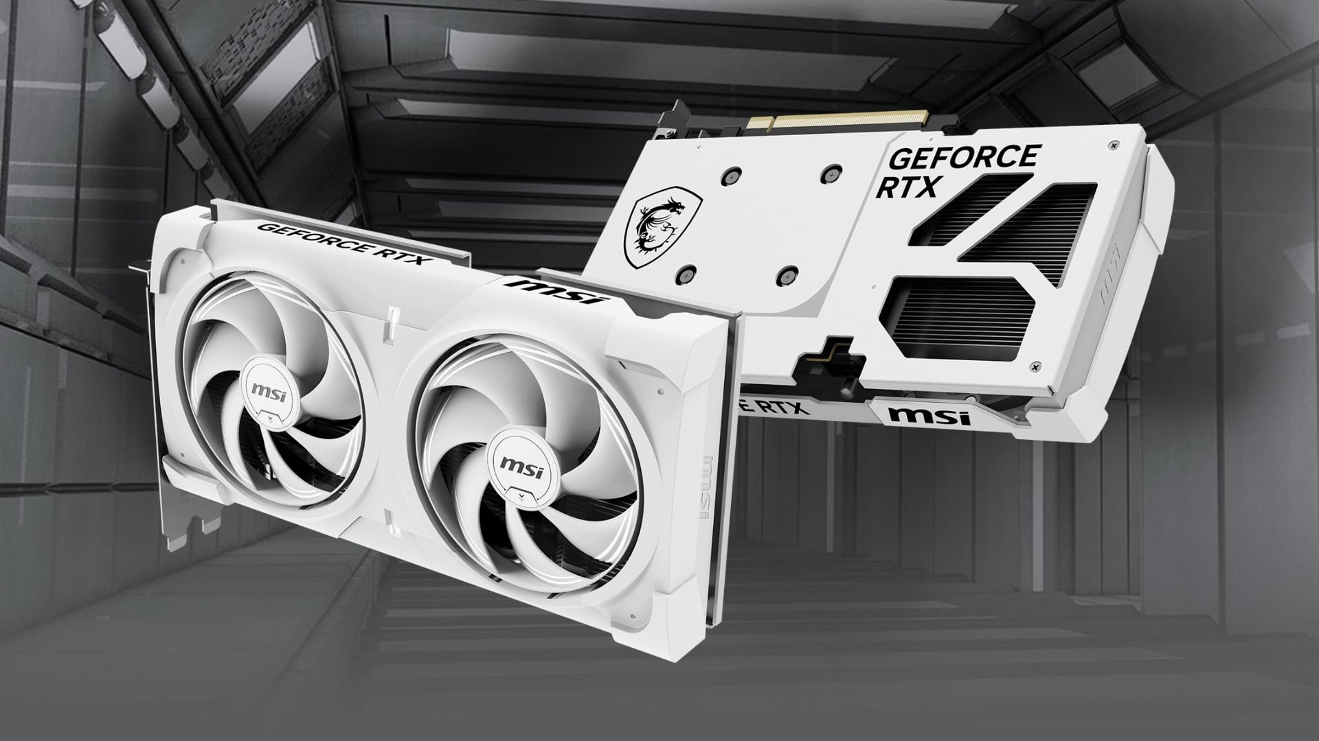 Card màn hình MSI GeForce RTX 5060 Ti Ventus 2X OC White Plus – Thiết kế Ventus màu trắng