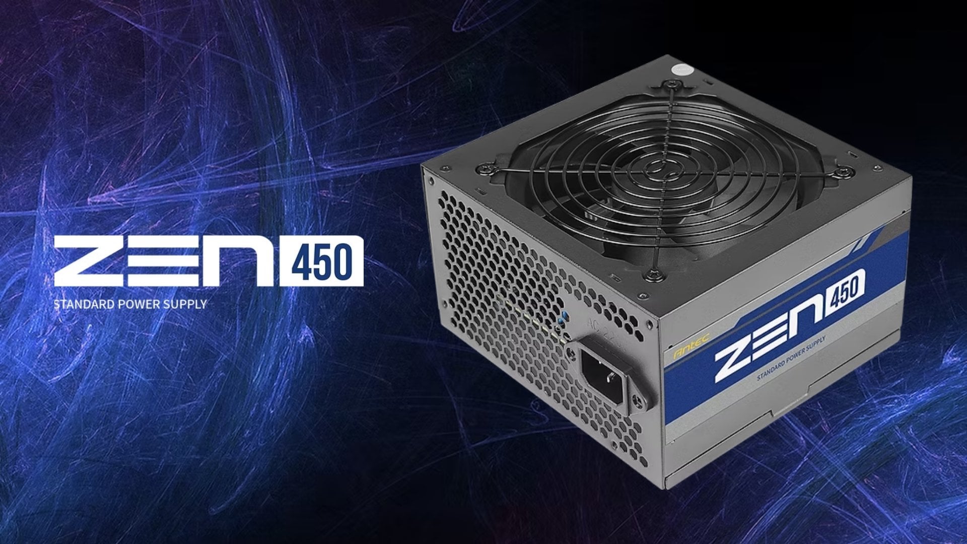 Nguồn máy tính Antec Atom ZEN 450 (230V AC) 450W - Ổn định, vận hành êm ái cho hệ thống PC phổ thông