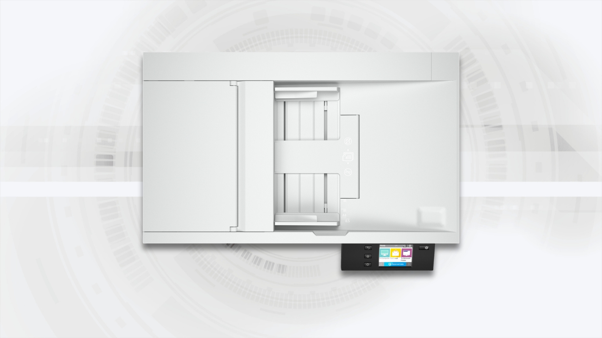 Máy Scan HP ScanJet Enterprise Flow N6600 FNW1 – Màn hình cảm ứng màu 2.8 inch