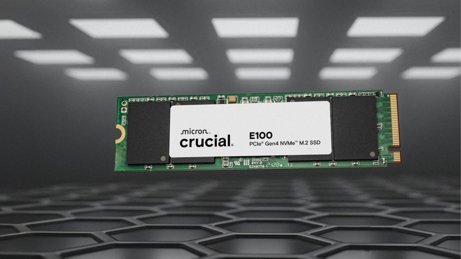 Ổ Cứng SSD Crucial E100 1TB NVMe Gen4 – Hoạt động ổn định lâu dài