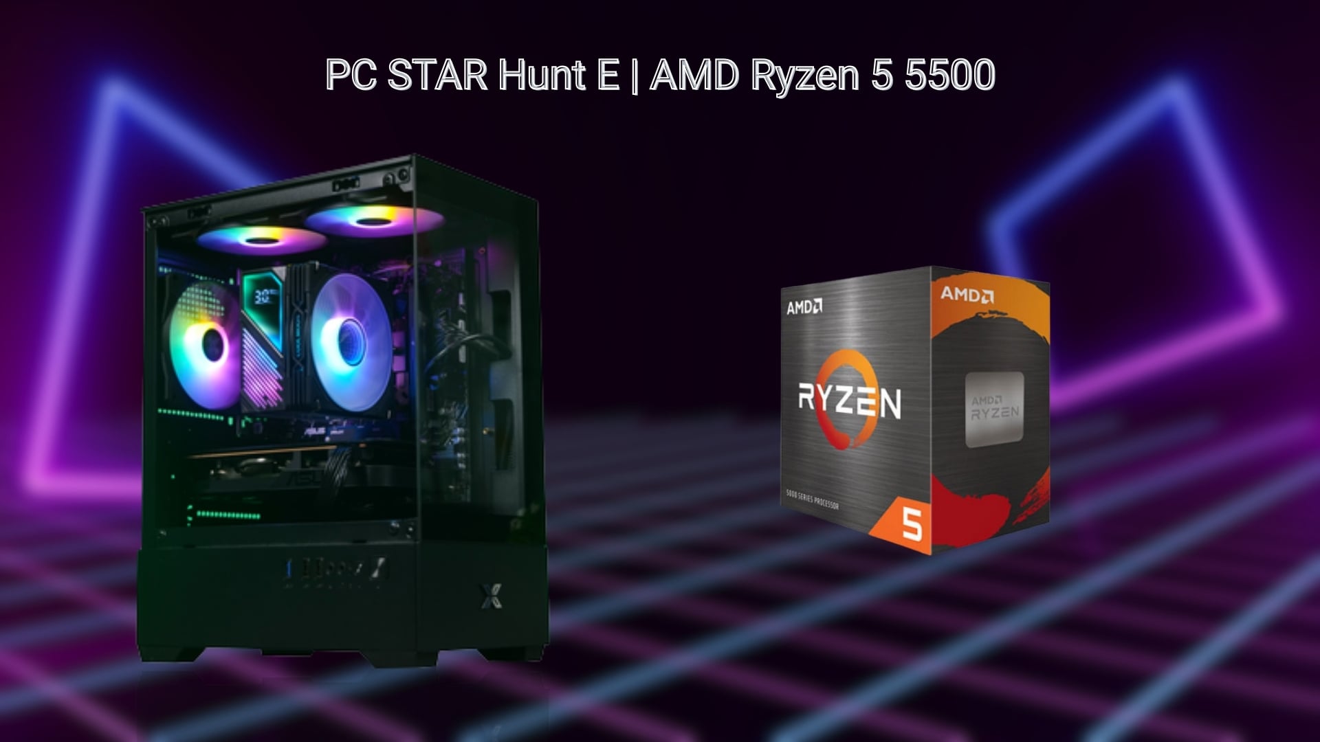 Gaming Pc Amd Ryzen 5500x Msi Gaming Msi Rtx 5500 PC GAMER AMD