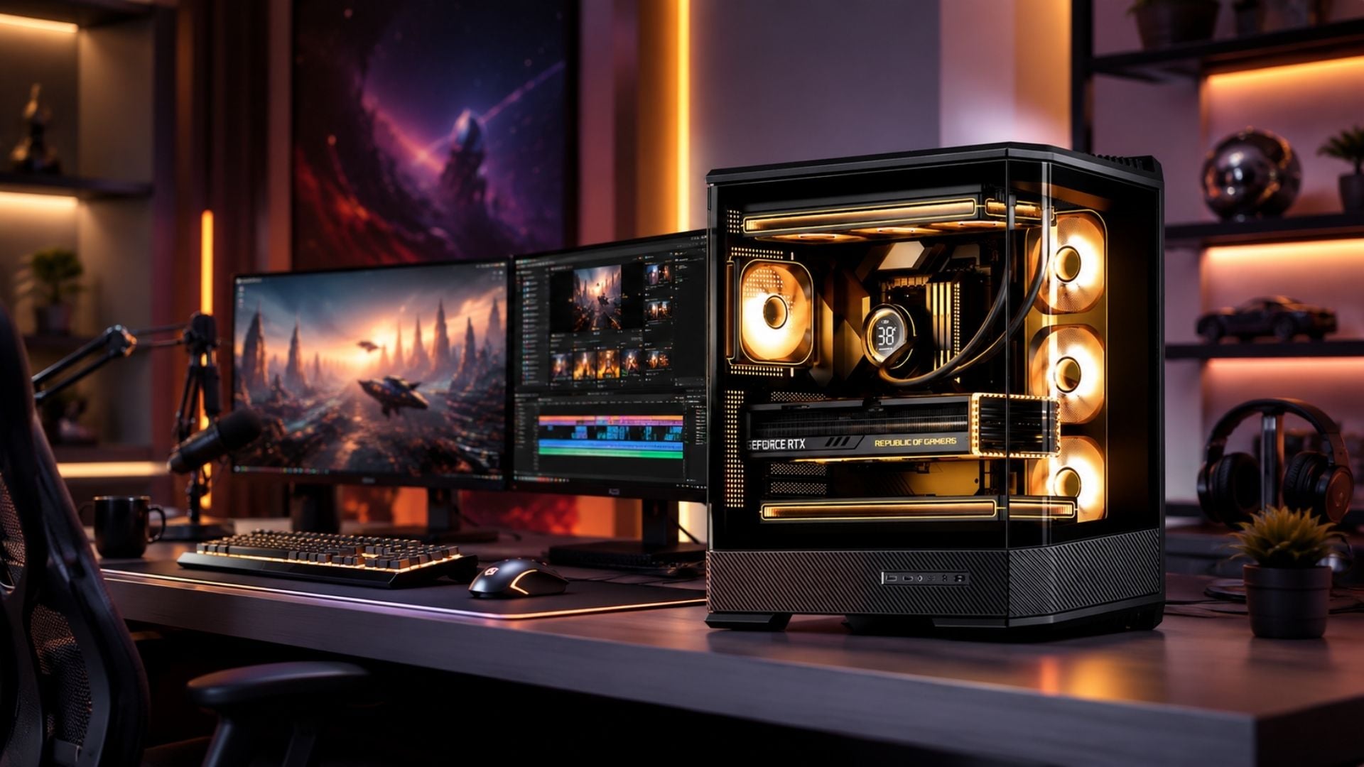 PC Gaming STAR Pegasus SR - Core i7-14700K và RTX 5060 Ti cho hiệu năng gaming, sáng tạo nội dung và AI