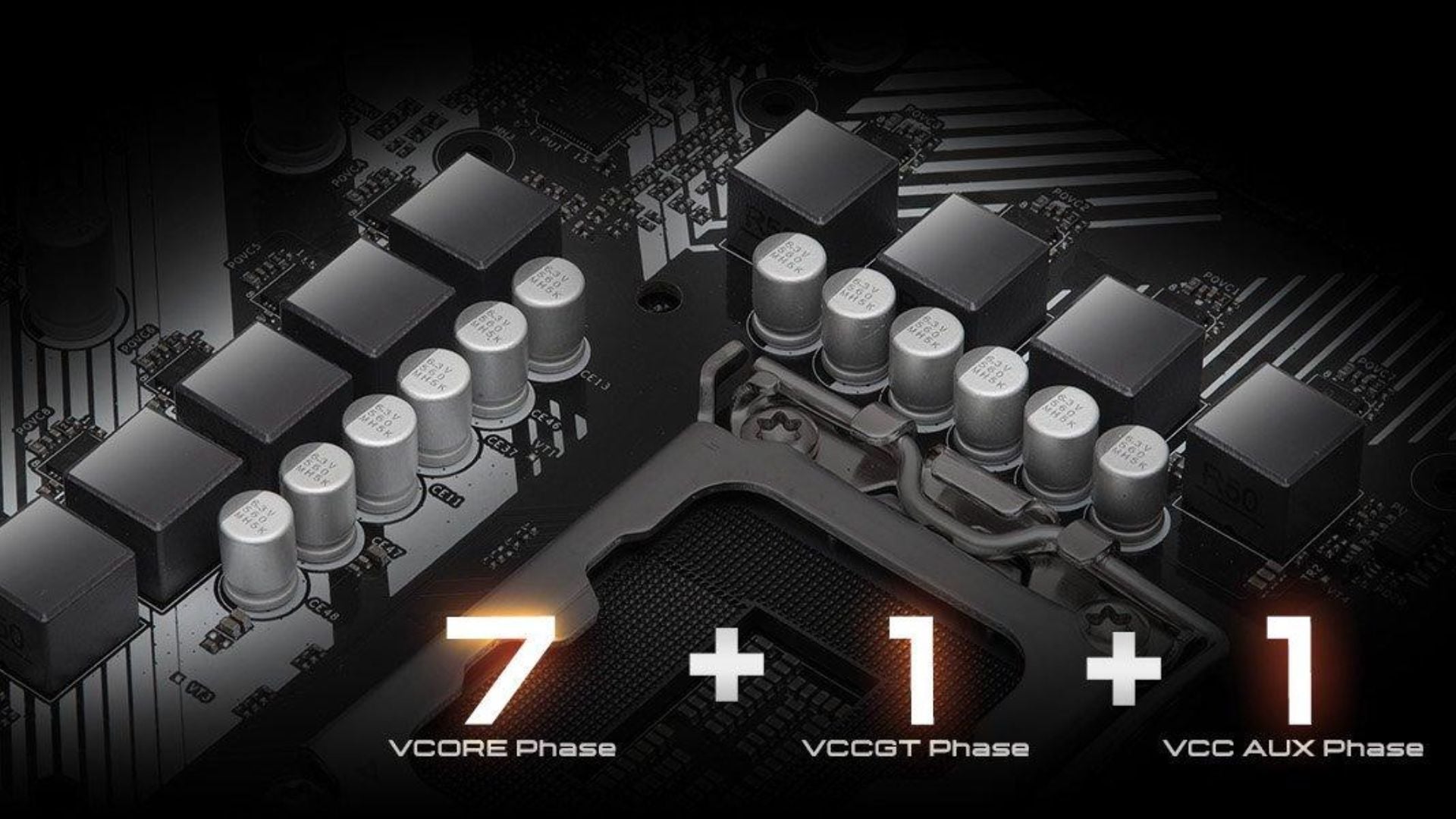 Sức mạnh đến từ thiết kế cấp điện 7+1+1 Power Phase với Dr.MOS