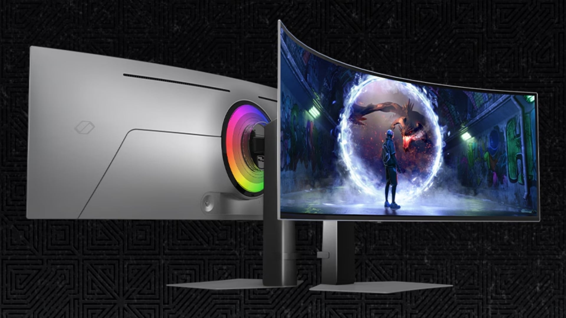 Màn hình Samsung Odyssey OLED G9 G93SD LS49DG930SEXXV - chân đế công thái học