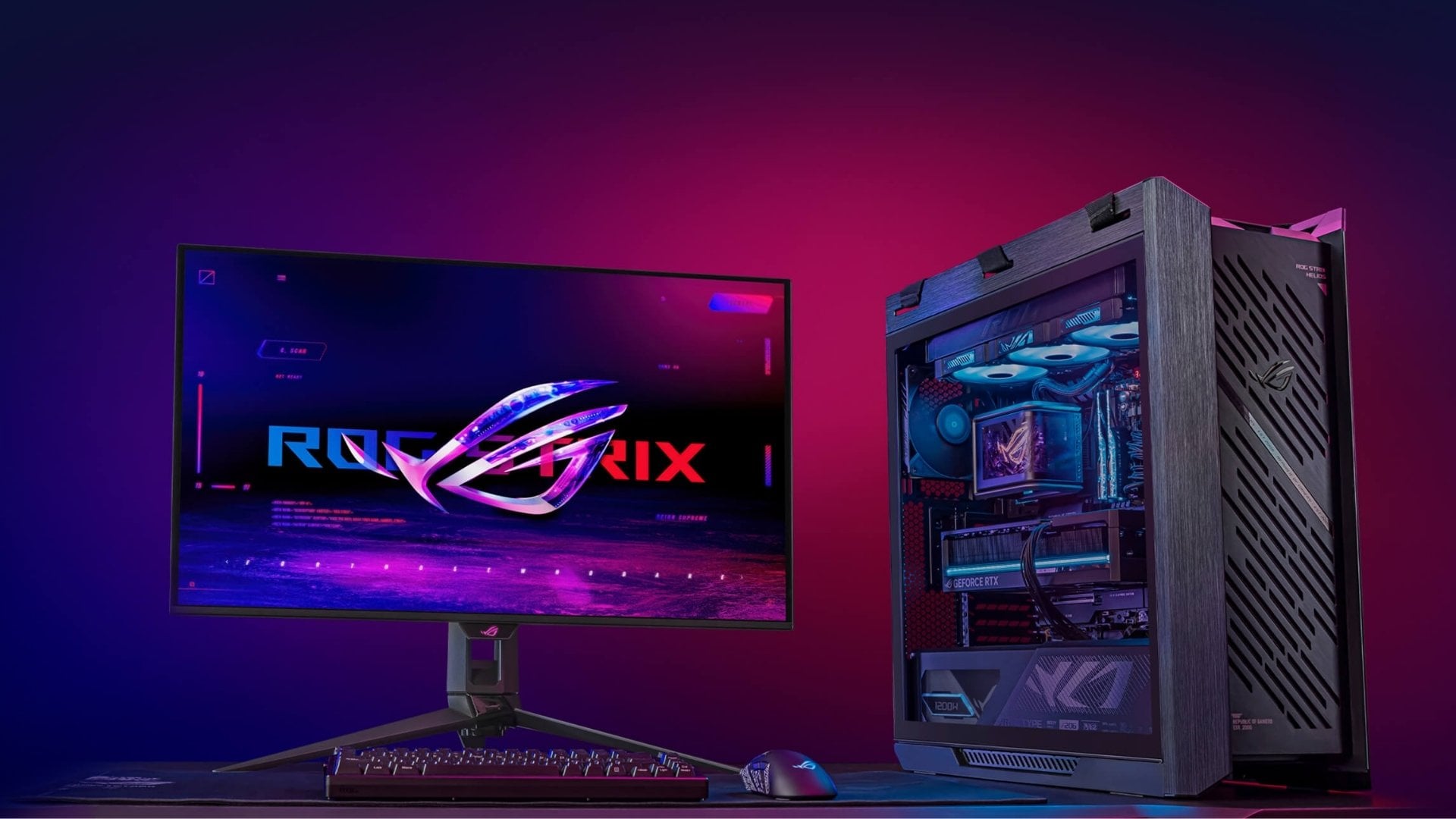 Thùng Máy Asus ROG Strix Helios II GX601S | Kèm Sẵn 4 Fan | Đen&nbsp;-&nbsp;Làm mát vượt trội cho hệ thống PC mạnh mẽ