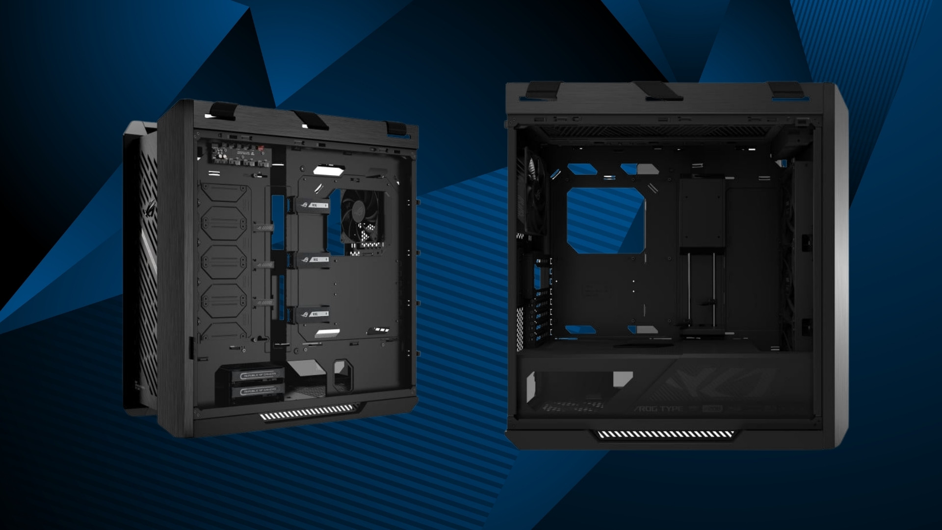 Thùng Máy Asus ROG Strix Helios II GX601S | Kèm Sẵn 4 Fan | Đen&nbsp;-&nbsp;Không gian rộng rãi