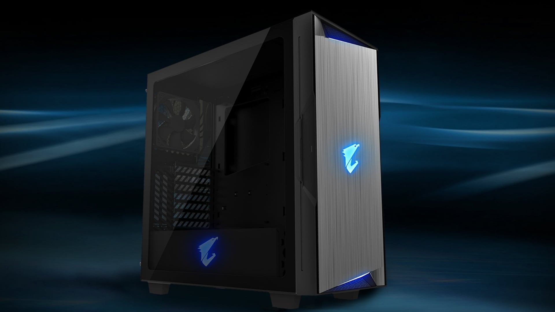 Thùng máy Gigabyte AORUS C300 Glass – Hỗ trợ radiator 360mm và hệ thống tản nhiệt linh hoạt
