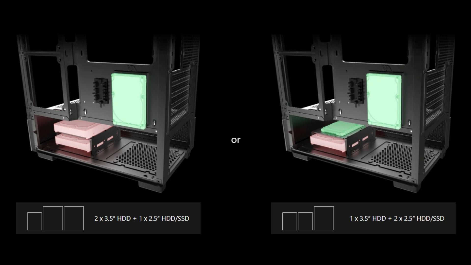 Case&nbsp;MSI MAG PANO M110A Black - Hỗ trợ lưu trữ thực dụng