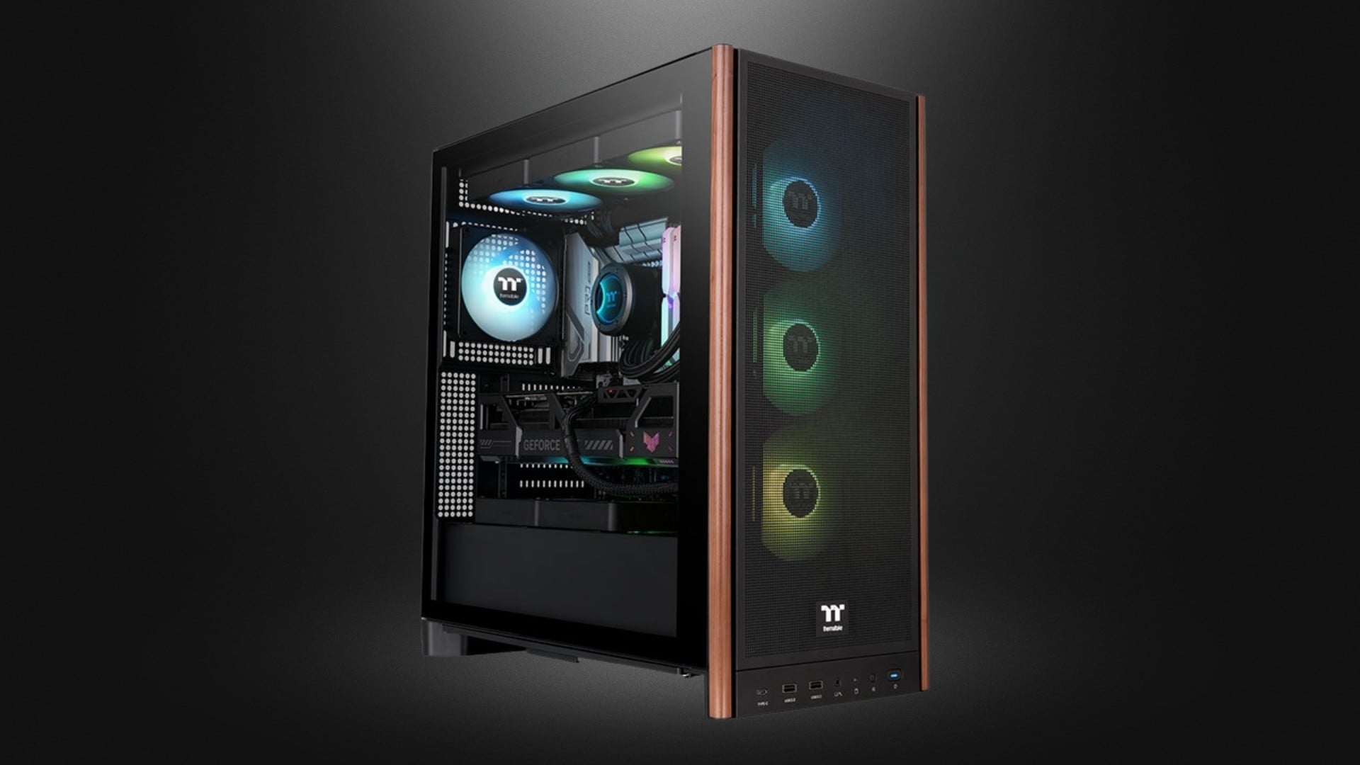 Thùng máy Thermaltake S370 WS Mid Tower - Mặt kính cường lực 4mm