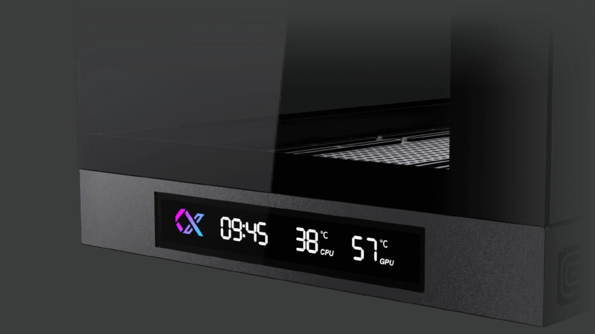 Thùng máy Xigmatek Cloud M DGT – Màn hình LCD