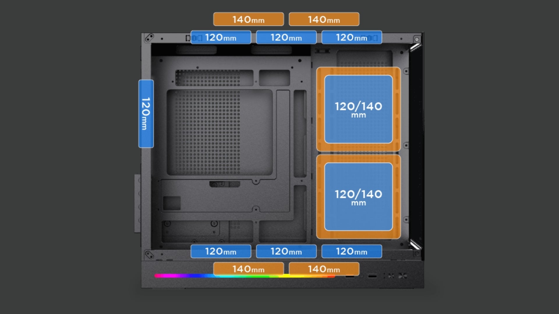Thùng máy Xigmatek Cloud M DGT – Hệ thống hỗ trợ quạt