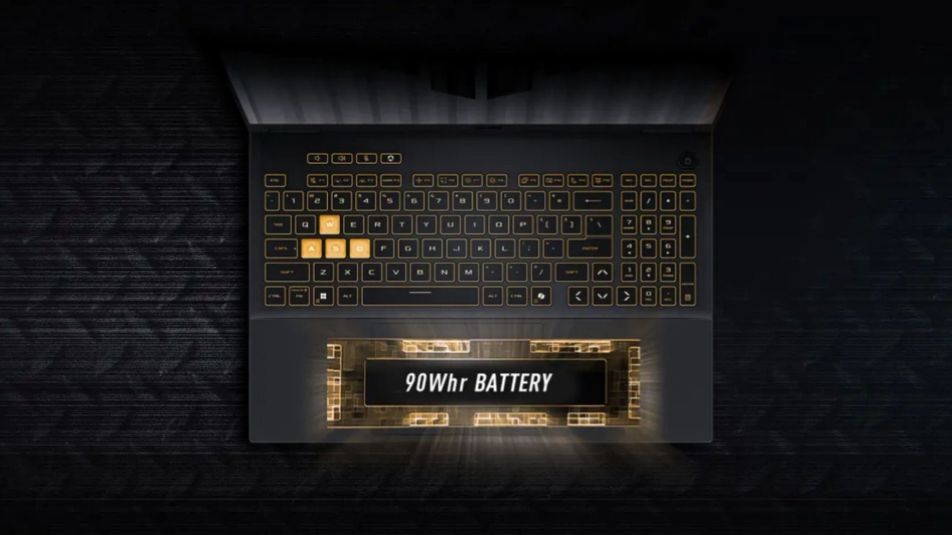 Laptop ASUS TUF Gaming F16 FX608JPR - Pin dung lượng 90Wh