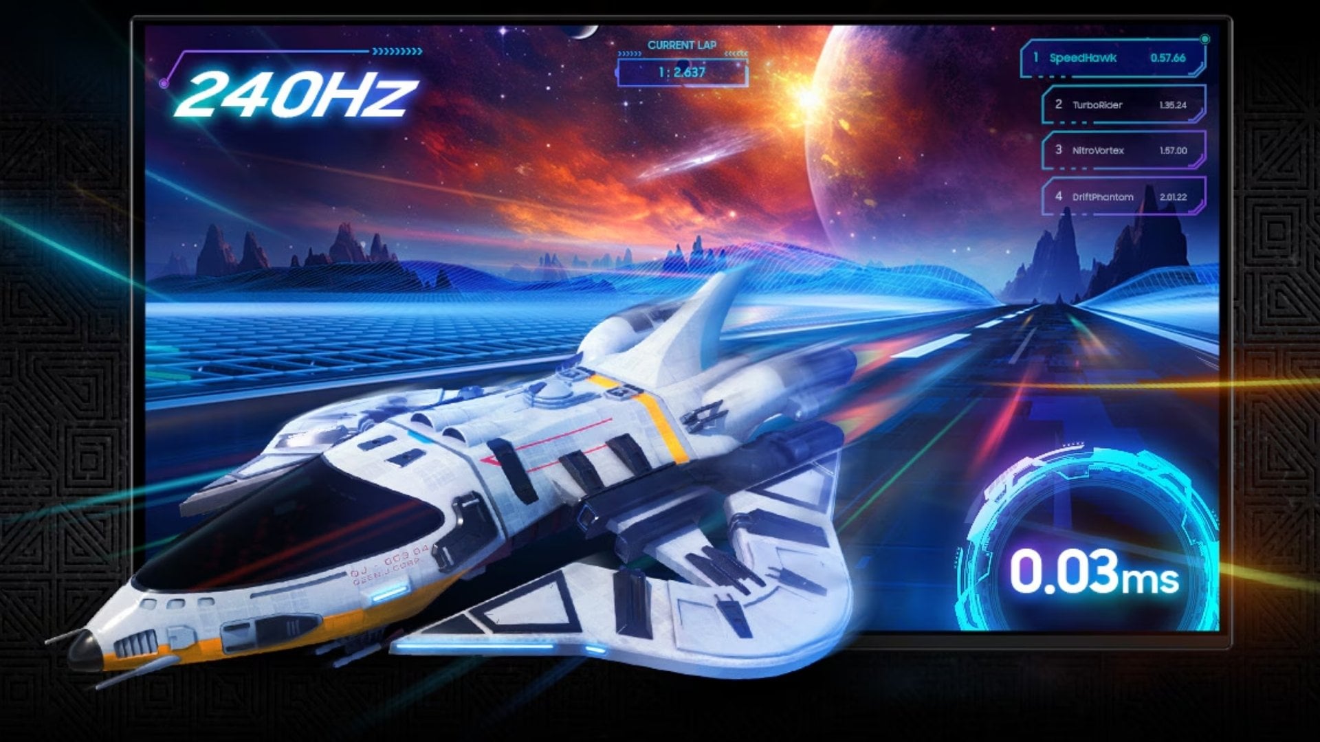 Màn hình Samsung Odyssey OLED G8 G81SF LS32FG812SEXXV - Tần số quét 240Hz