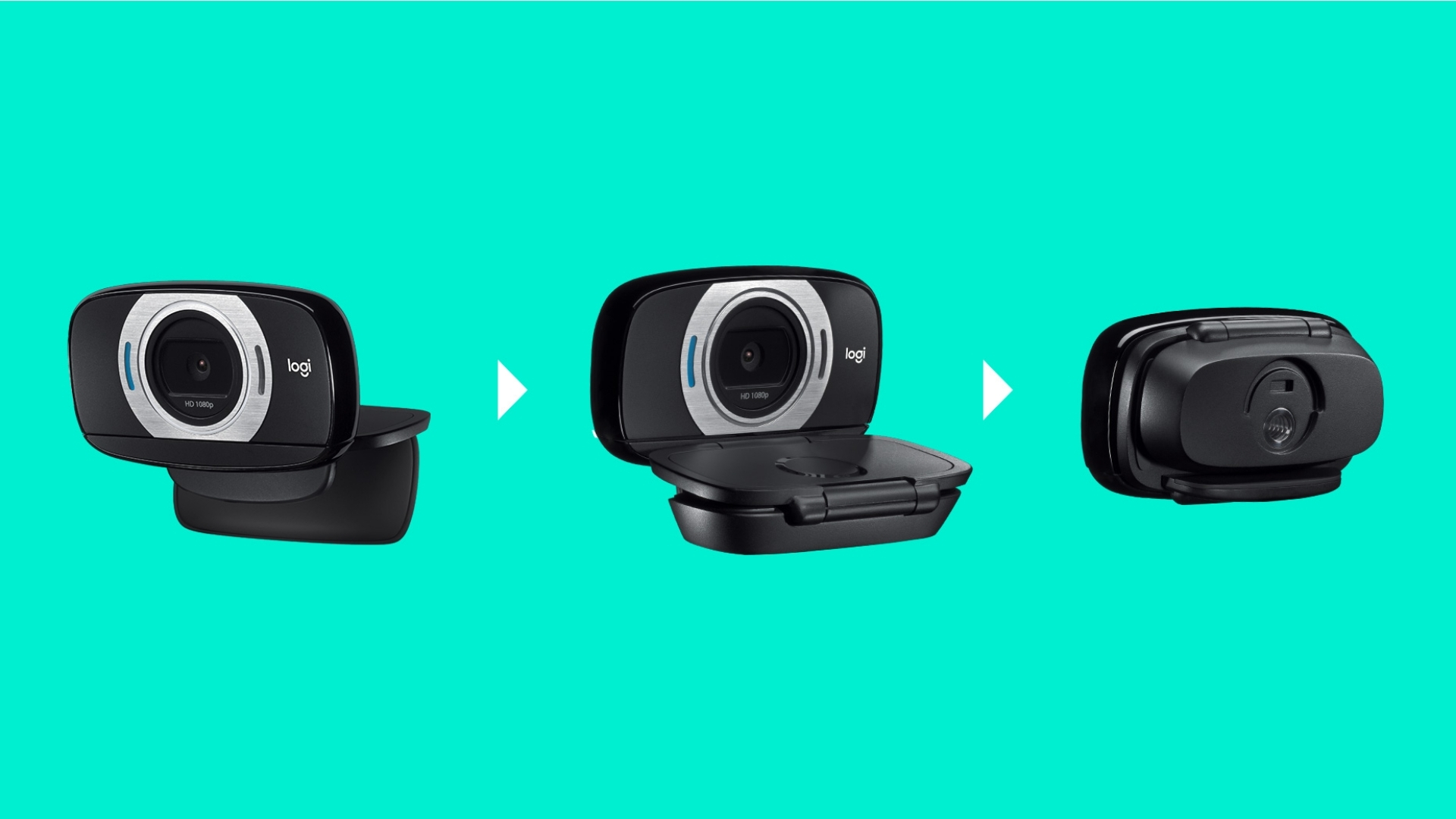 Webcam Logitech C615 Full HD - Thiết kế nhỏ gọn, xoay được 360 độ