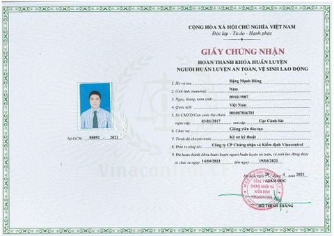Đào tạo Giảng viên an toàn lao động | Thủ tục đăng ký học