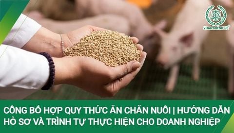 Công bố hợp quy thức ăn chăn nuôi | Hướng dẫn trình tự thực hiện