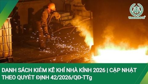 Danh sách kiểm kê khí nhà kính 2026 | Tra cứu danh sách ngay