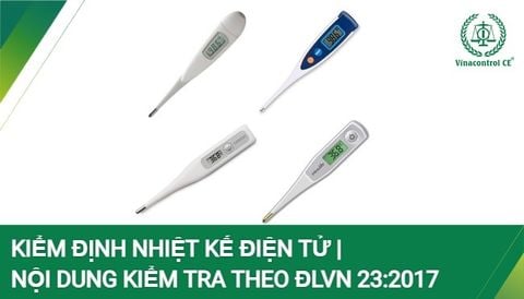 Kiểm định nhiệt kế điện tử | Nội dung kiểm tra theo ĐLVN 23:2017