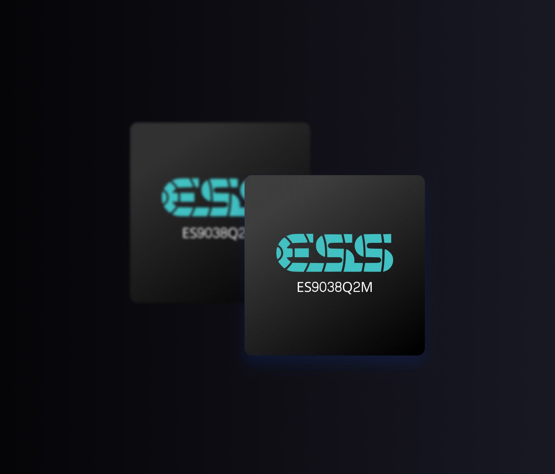 Hai chip DAC ES9038Q2M