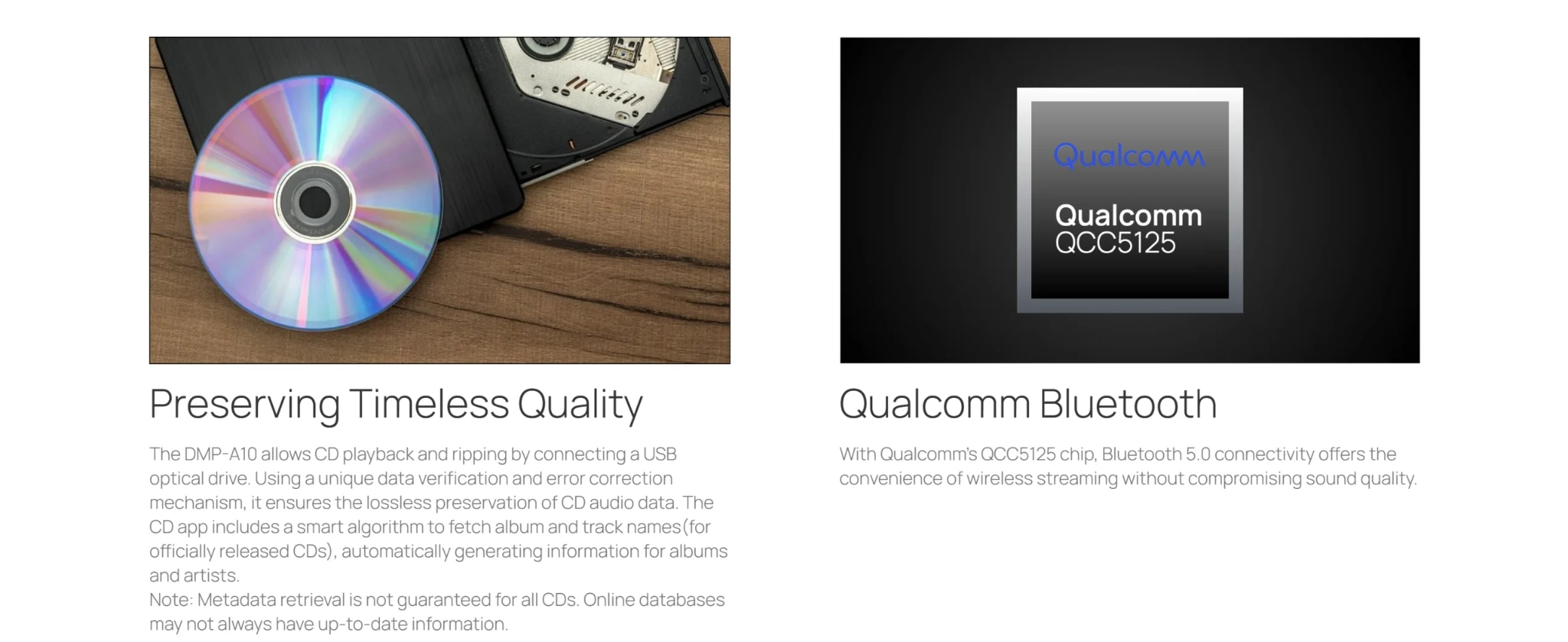 Phát CD và Bluetooth DMP-A10