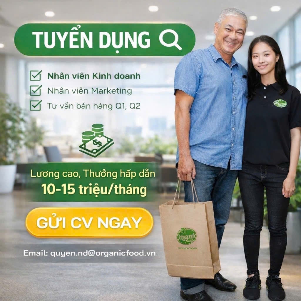 TUYỂN DỤNG CÁC VỊ TRÍ MỚI 2026