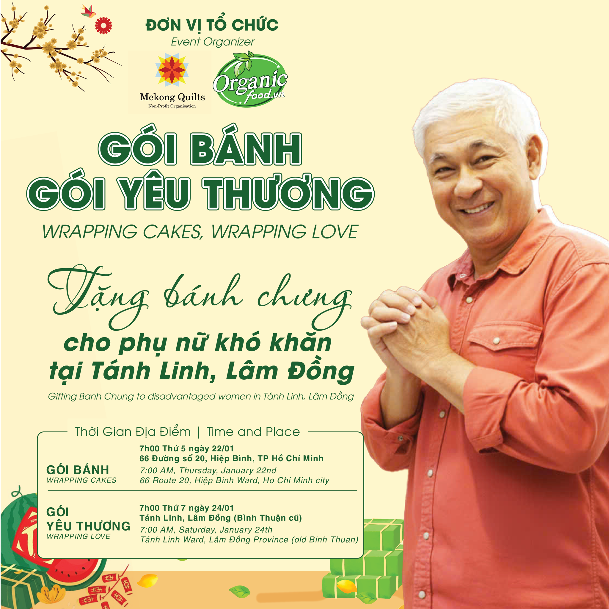 Gói Bánh Gói Yêu Thương: Hành Trình Mang Tết Ấm Về Với Phụ Nữ Tánh Linh