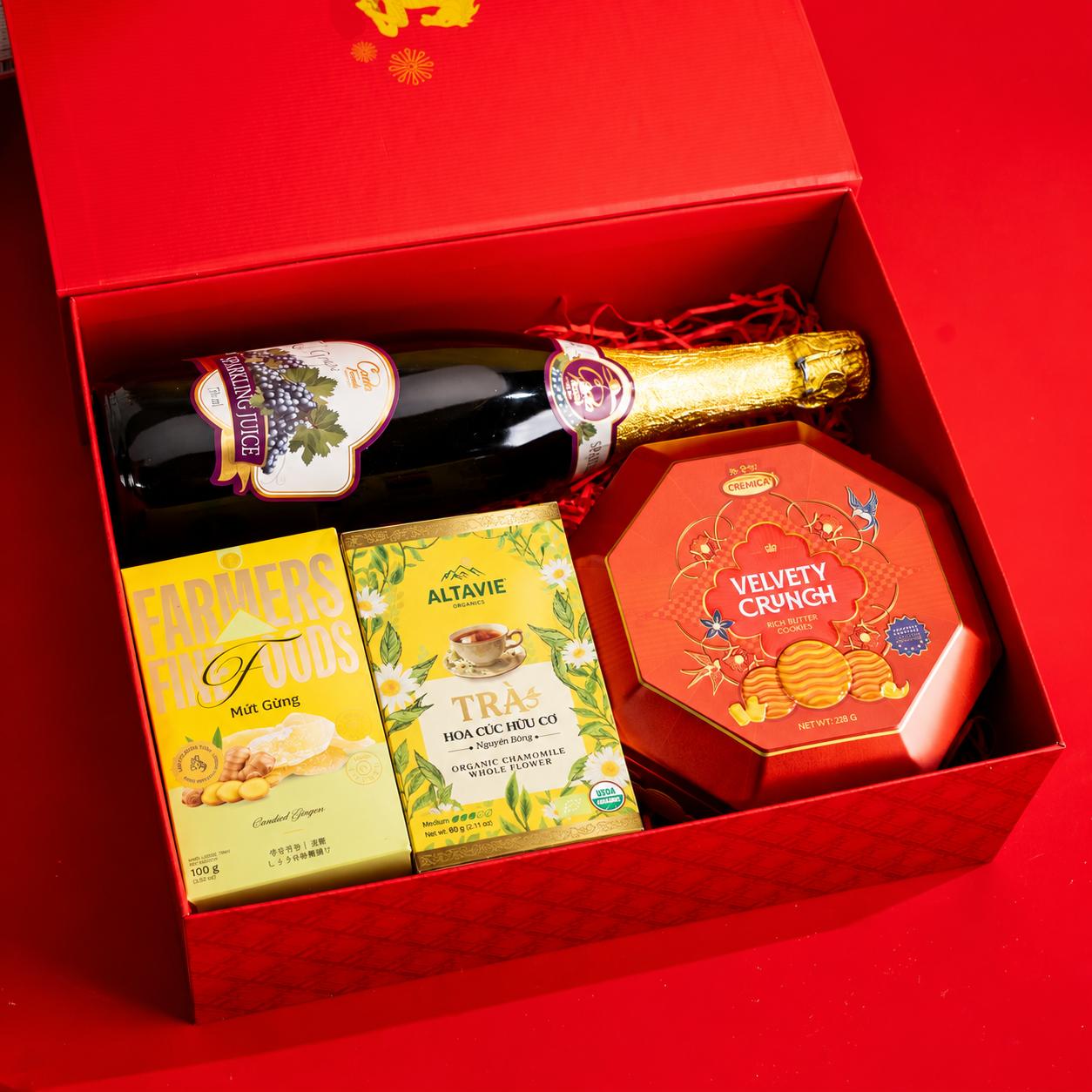 Hộp quà Tết sang trọng