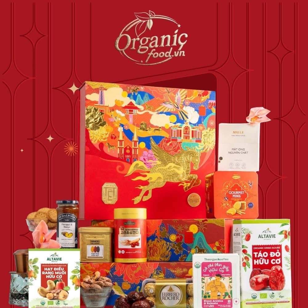 Bộ quà Tết cao cấp Organicfood.vn