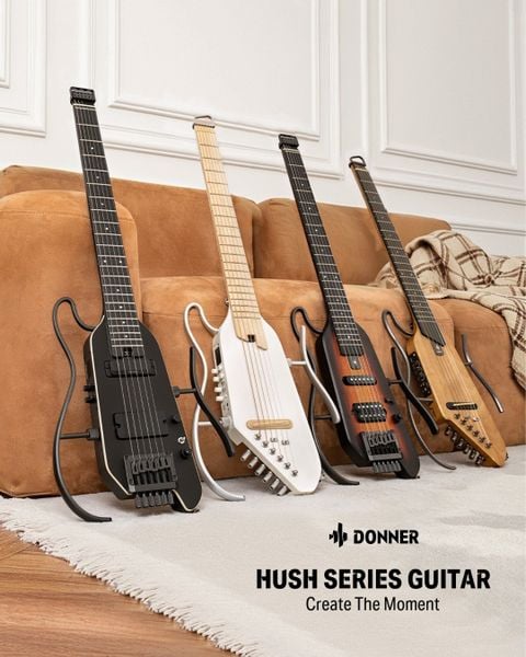 Đàn guitar donner hush