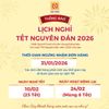 THÔNG BÁO LỊCH NGHỈ TẾT NGUYÊN ĐÁN 2026