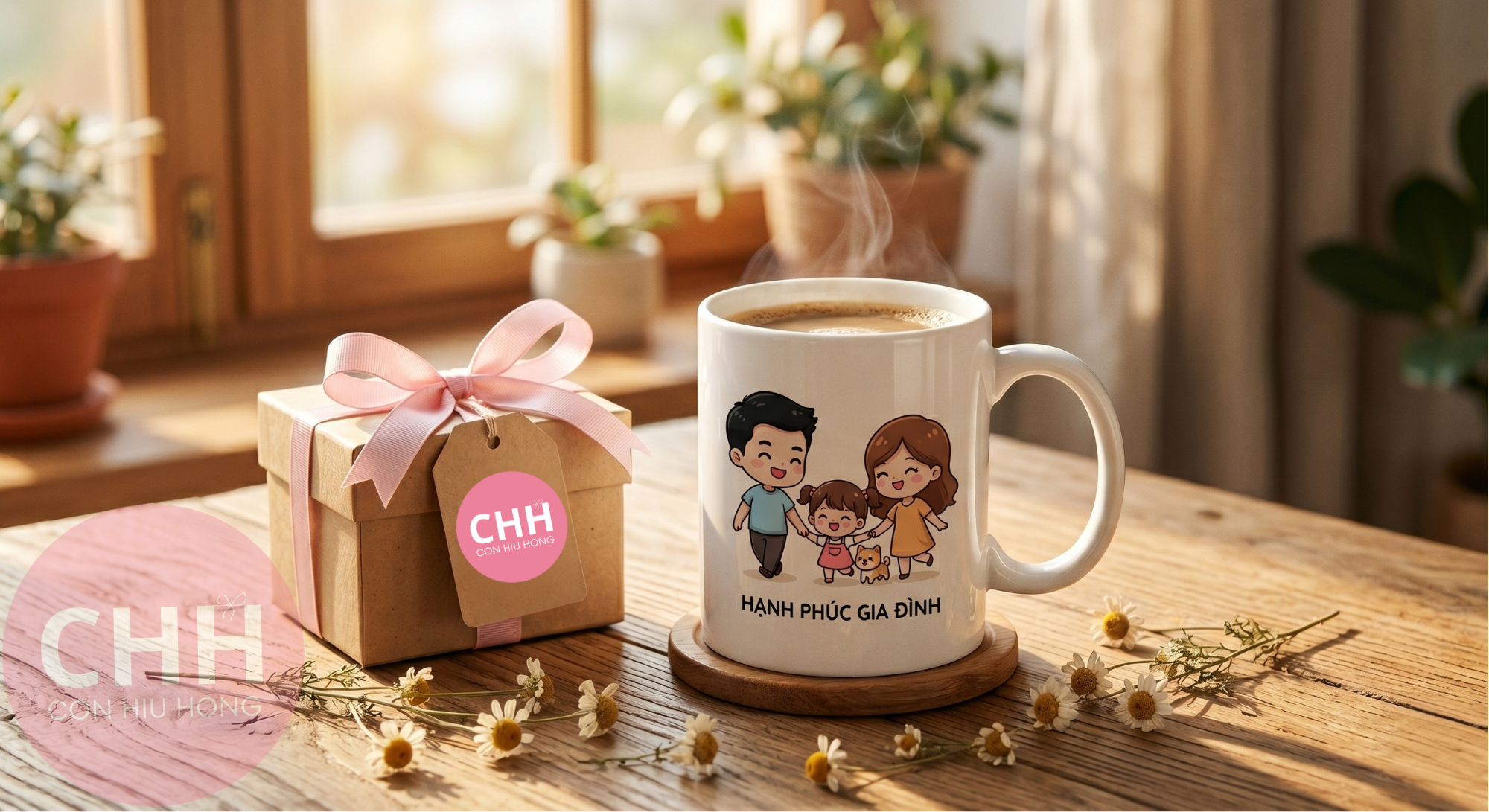 Ly Sứ In Hình Tại Con Hiu Hồng Gift: Lưu Giữ Kỷ Niệm Từ Những Điều Bình Dị Nhất