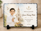 Đá Thiên Nhiên In Ảnh 15x15cm – Món Quà Lưu Giữ Kỷ Niệm Vĩnh Cửu Như Đá