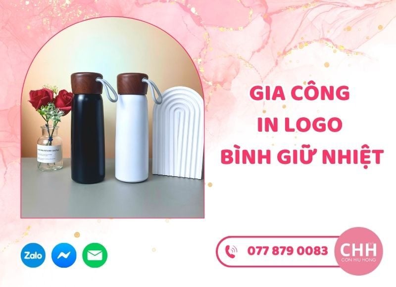 Địa chỉ gia công in logo bình giữ nhiệt uy tín tại Sài Gòn