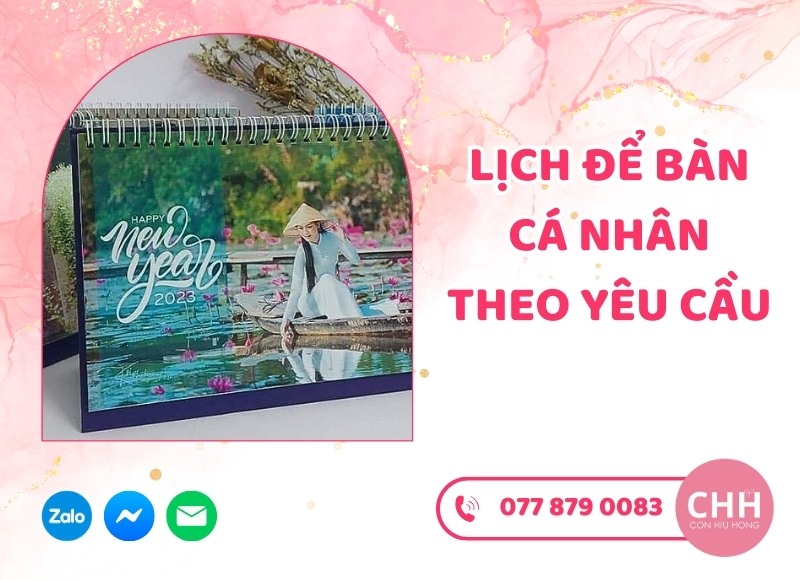 Lịch để bàn cá nhân theo yêu cầu sỉ và lẻ chất lượng